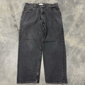 Vtg 90s Levi’s SilverTab Baggy Jeans Men’s 36x30 Black Charcoal Wash